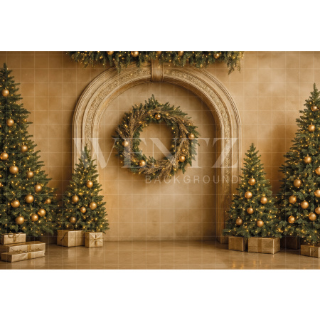 Fabric Photography Background Christmas / Backdrop 7439