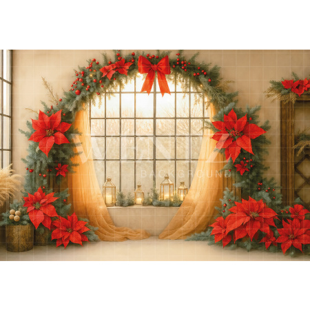 Fundo Fotográfico em Tecido Natal / Backdrop 7440