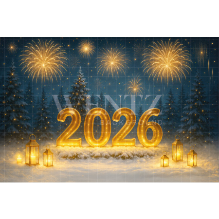 Fabric Photography Background New Year / Backdrop 7540