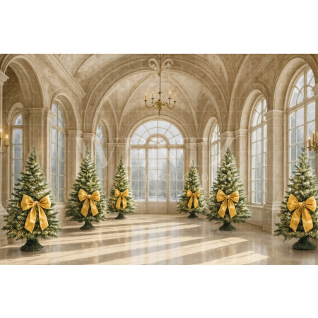 Fabric Photography Background Christmas / Backdrop 7086