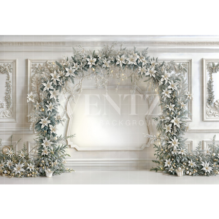 Fabric Photography Background Christmas / Backdrop 6319