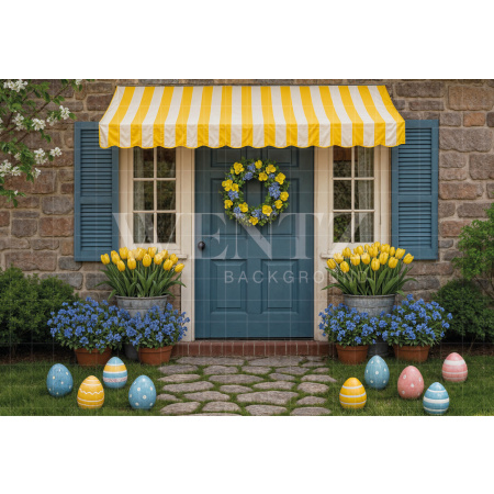 Fabric Photography Background Easter / Backdrop 7943