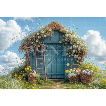 Fabric Photography Background Easter / Backdrop 7961