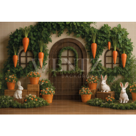 Fabric Photography Background Easter / Backdrop 7963