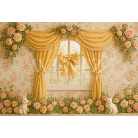 Fabric Photography Background Easter / Backdrop 7965