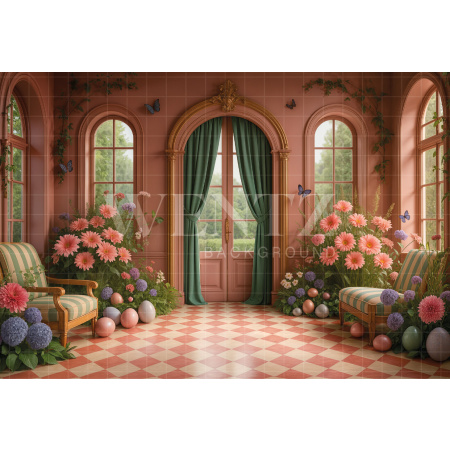 Fabric Photography Background Easter / Backdrop 7969