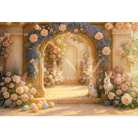 Fabric Photography Background Easter / Backdrop 7970