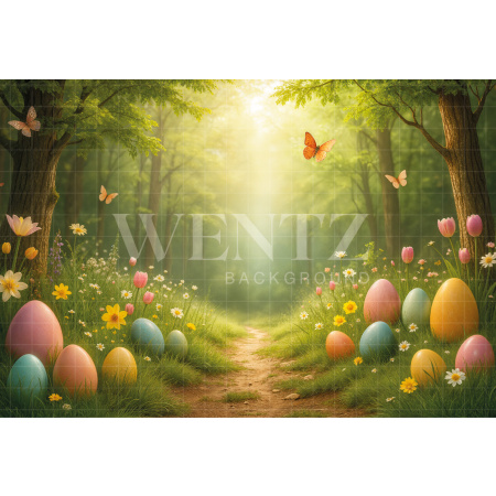 Fabric Photography Background Easter / Backdrop 7974