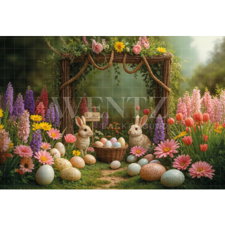 Fabric Photography Background Easter / Backdrop 7975