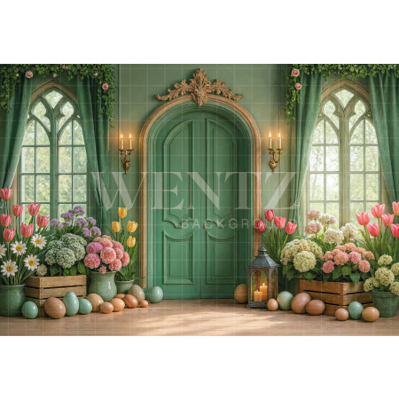 Fabric Photography Background Easter / Backdrop 7982