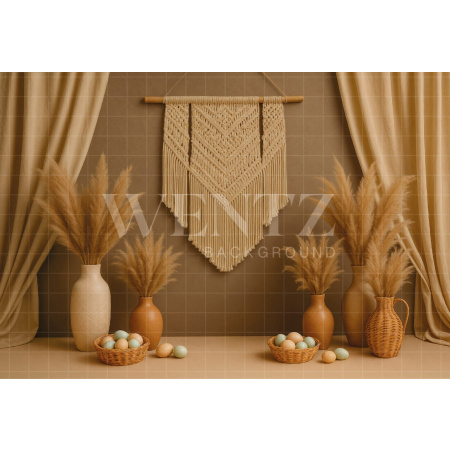Fabric Photography Background Easter / Backdrop 7999