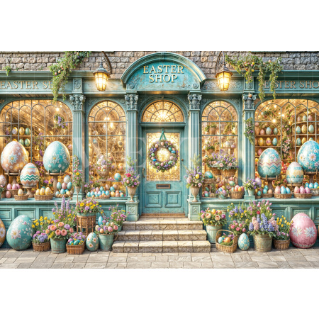 Fabric Photography Background Easter Store / Backdrop 6665