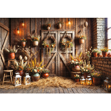 Fabric Photography Background Easter / Backdrop 6666