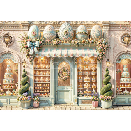 Fabric Photography Background Easter Store / Backdrop 6663