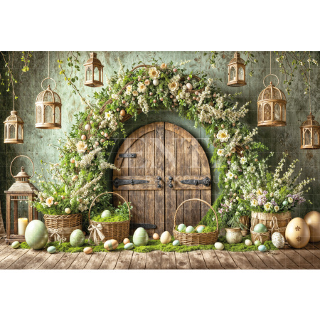 Fabric Photography Background Easter / Backdrop 6676