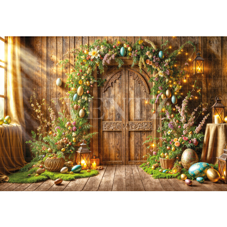 Fabric Photography Background Easter / Backdrop 6686