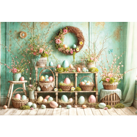 Fabric Photography Background Easter / Backdrop 6710