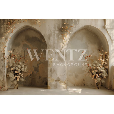 Fabric Photography Background Mother's Day Arches / Backdrop 5751