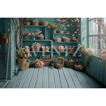 Fabric Photography Background Easter / Backdrop 5525