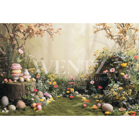 Fabric Photography Background Easter / Backdrop 5528