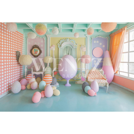 Fabric Photography Background Easter / Backdrop 5532