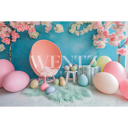 Fabric Photography Background Easter / Backdrop 5572