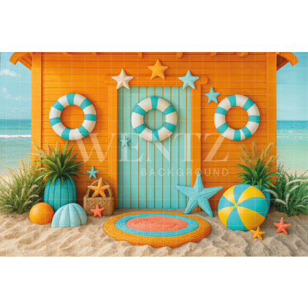 Fabric Photography Background Summer / Backdrop 7882