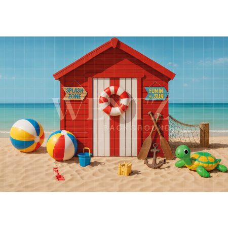 Fabric Photography Background Summer / Backdrop 7892