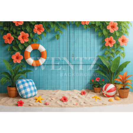 Fabric Photography Background Summer / Backdrop 7901