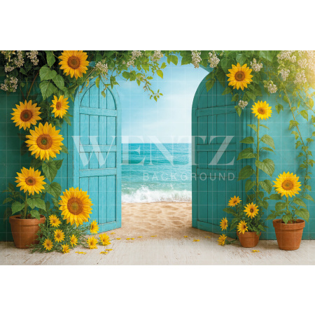Fabric Photography Background Summer / Backdrop 7902