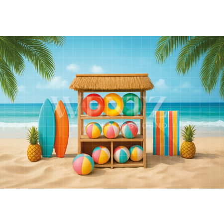 Fabric Photography Background Summer / Backdrop 7917