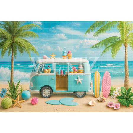 Fabric Photography Background Summer/ Backdrop 7919