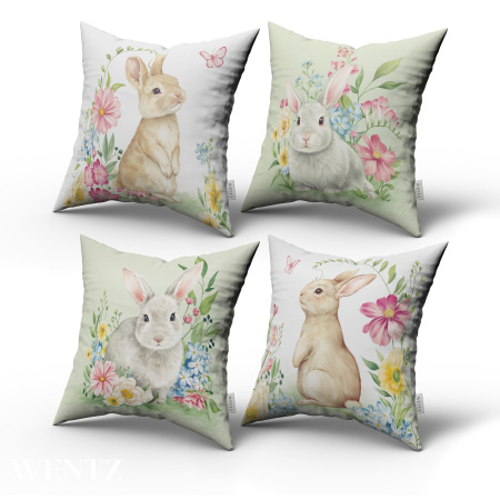 Kit 4 Pillow Cases Easter - 50 x 50 / WA94