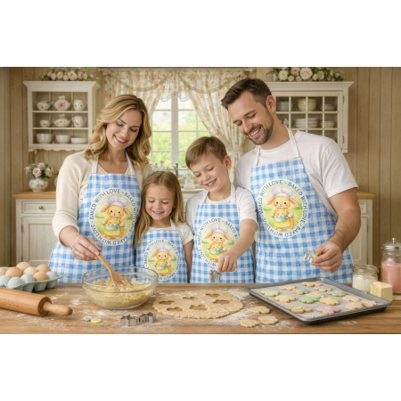 Kit 4 Family Aprons Easter / AW60